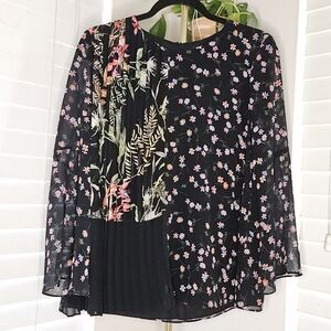 French Connection Multicolor Floral Print Blouse